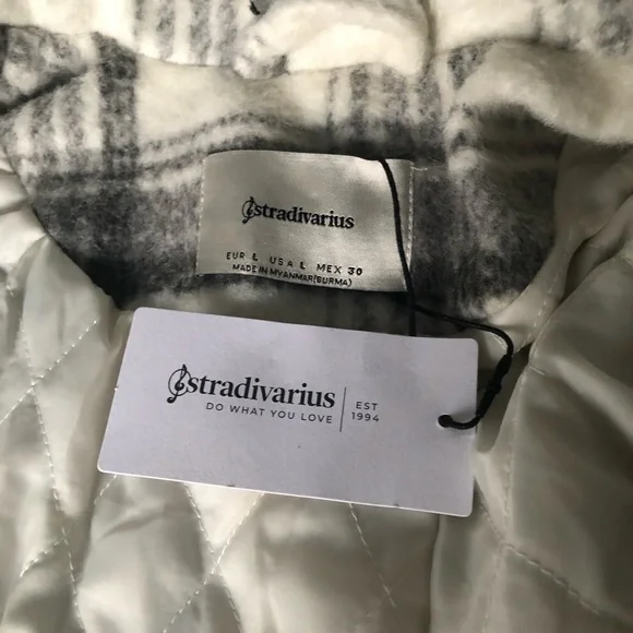 Stradivarius Plaid Jacket - Picture 3 of 6